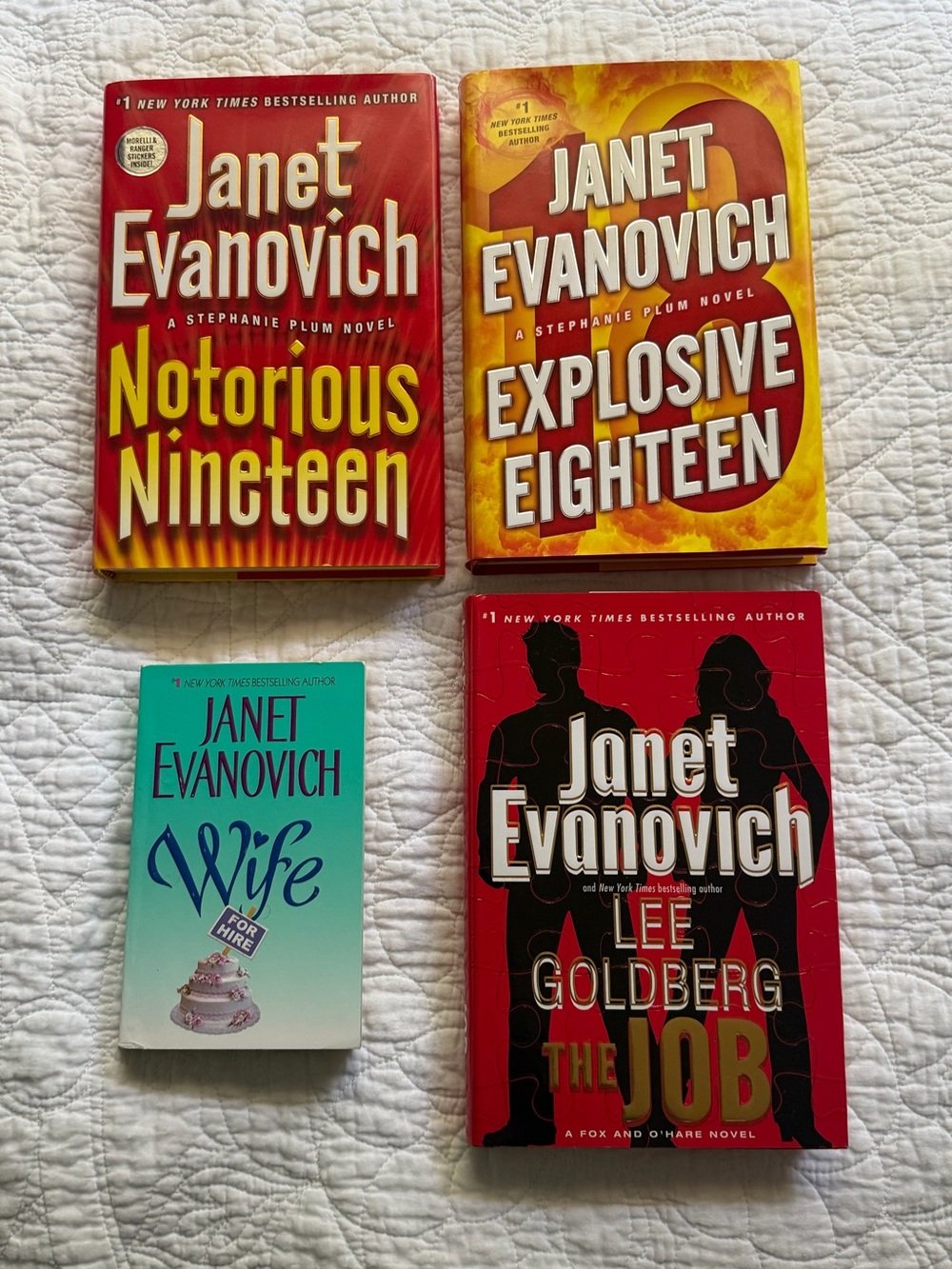 Lot of Four Janet Evanovich Books